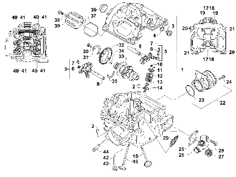 CYLINDER HEAD AND CAMSHAFT/VALVE ASSEMBLY [300571]