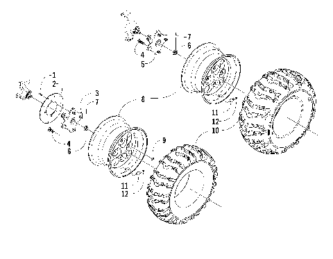 WHEEL AND TIRE ASSEMBLY [83962]