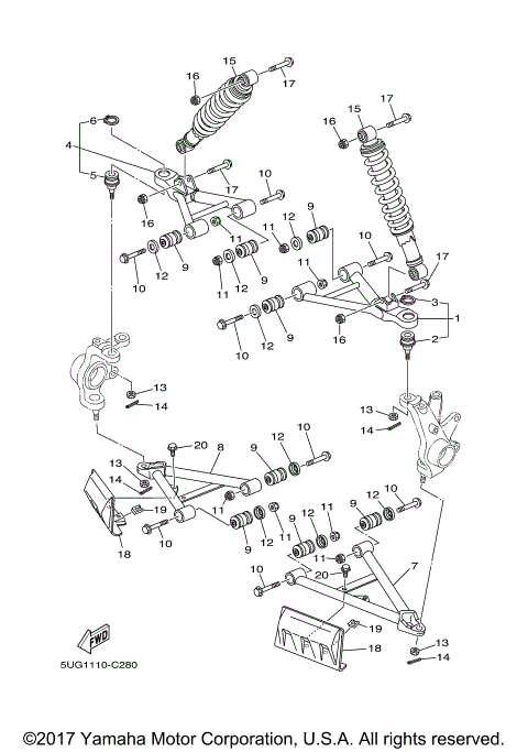 FRONT SUSPENSION WHEEL