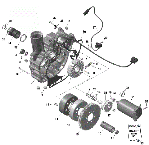 01- ROTAX - Magneto and Electric Starter