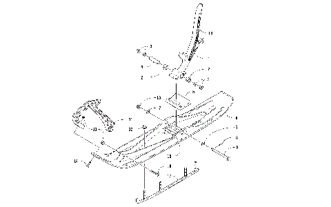 SKI AND SPINDLE ASSEMBLY [104453]