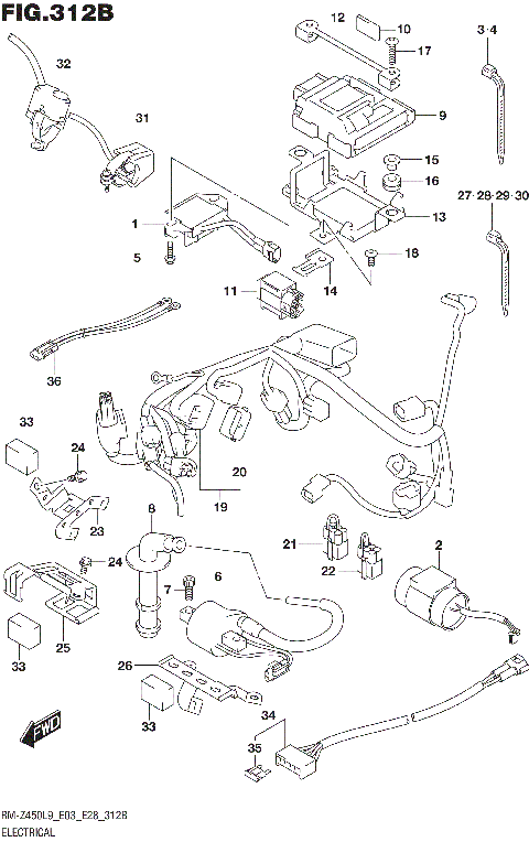 ELECTRICAL (RM-Z450L9 E28)