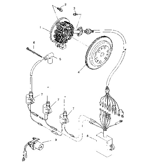 MAGNETO ASSEMBLY SL 750 B944070 (4927012701029A)