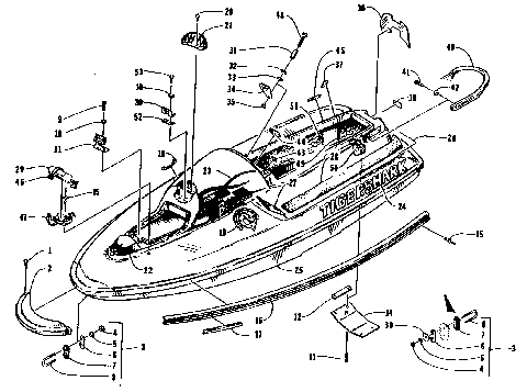 HULL AND DECK ASSEMBLY [72556]