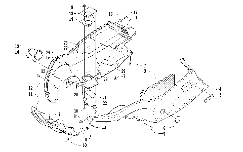 BELLY PAN AND FRONT BUMPER ASSEMBLY [87776]
