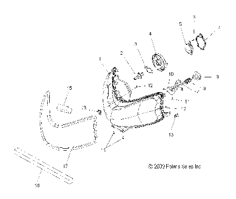 ELECTRICAL, HEADLIGHT - S10PU6KSL/KEL (49SNOWHEADLGHT10600WIDE)