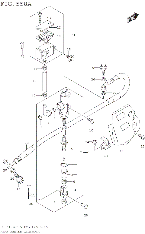 REAR MASTER CYLINDER