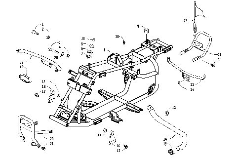FRAME AND RELATED PARTS ASSEMBLY [87675]