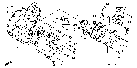 LEFT CRANKCASE COVER