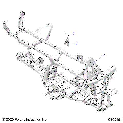 CHASSIS, FRAME - A23SDA57A5/E57A4 (C102191)