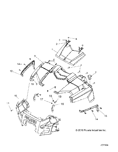 BODY, HOOD and FRONT FASCIA - R18RCA57A1/A4/B4/B1/N1 (701164)
