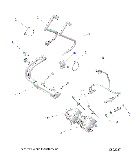 FUEL SYSTEM, RAIL, LINES and THROTTLE BODY - S24TDL6KSA (C601861)