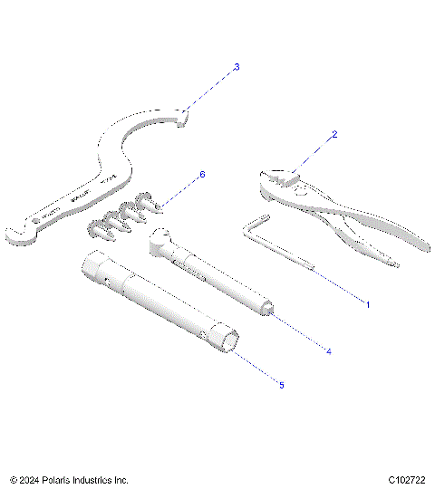 REFERENCE, TOOL KIT - A25SLE95CF/FF/EF (C102722)