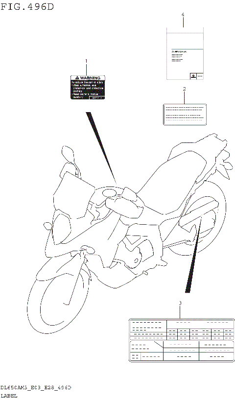 LABEL (DL650XAM3E03)