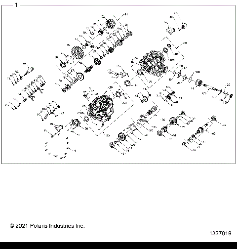 DRIVE TRAIN, MAIN GEARCASE INTERNALS - R22RRJ99A9/B9 (702789)