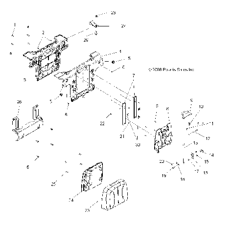 SEAT, PASSENGER, BACK - A07TH76AU/TN76AF/AL/AU (49ATVSEATBACKX2500EFI)