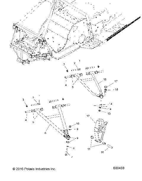 SUSPENSION, FRONT, CONTROL ARMS and SPINDLE - S17MBX6JSA/JEA (600459)
