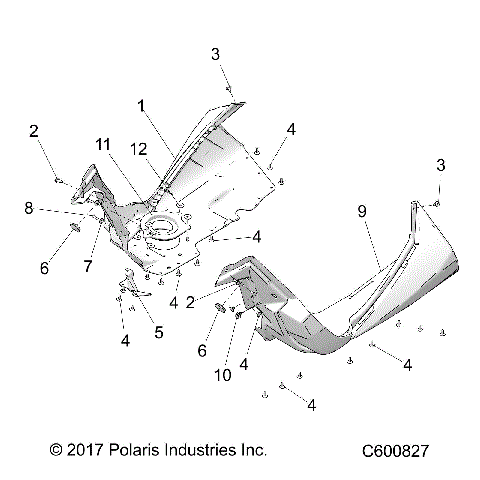 BODY, FENDERS - S21CBU5BSL (C600827)