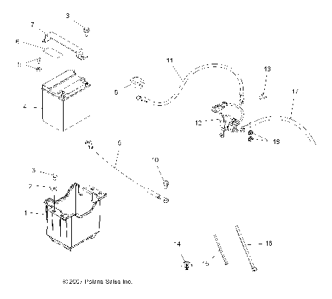 ELECTRICAL, BATTERY - A08MN76AF/AL/AQ/AR/AS/AT/AX (49ATVBATTERY08SP800HO)