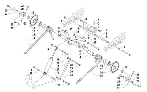 REAR SUSPENSION REAR ARM ASSEMBLY