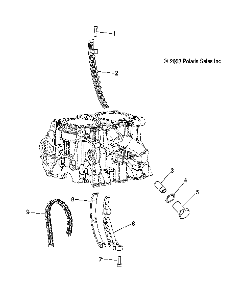 CHAIN TENSIONER - W045305CA/IA/CB/IB/IE/CC/IC/CD/ID/IF (4990579057C05)