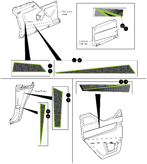 DOOR DECALS [302598]
