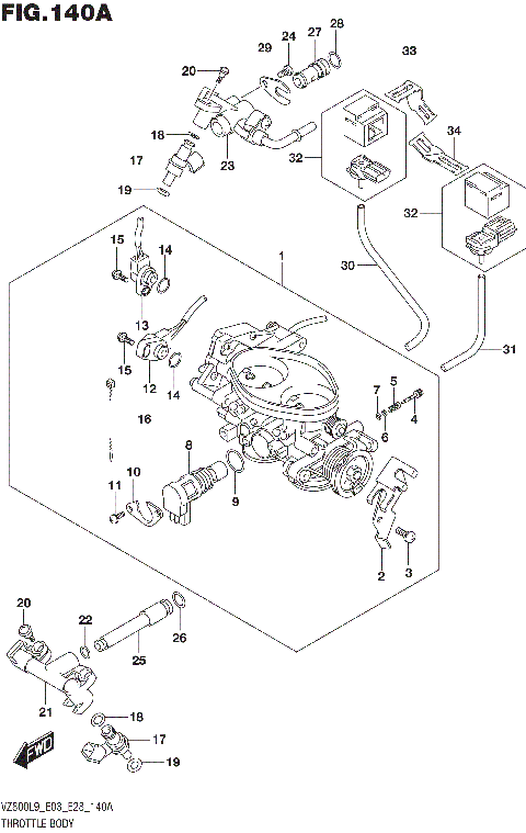 THROTTLE BODY (VZ800L9 E03)