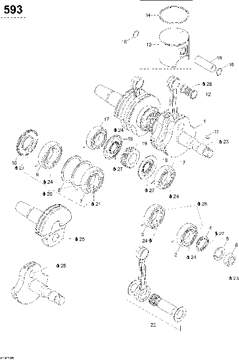 01- Crankshaft And Pistons 600