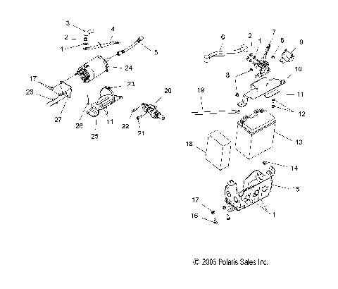 STARTER/BATTERY - S07PT6HS/HE (49SNOWSTARTERCLEANTRG)