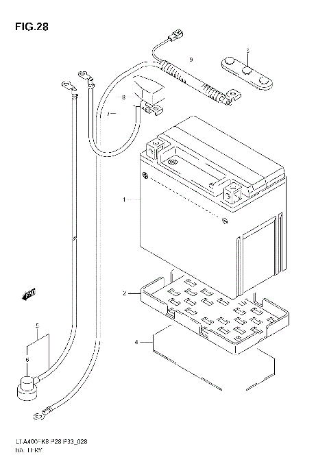 BATTERY (MODEL K8/K9)