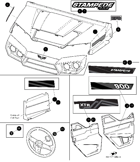 HOOD/DOOR DECALS [302543]