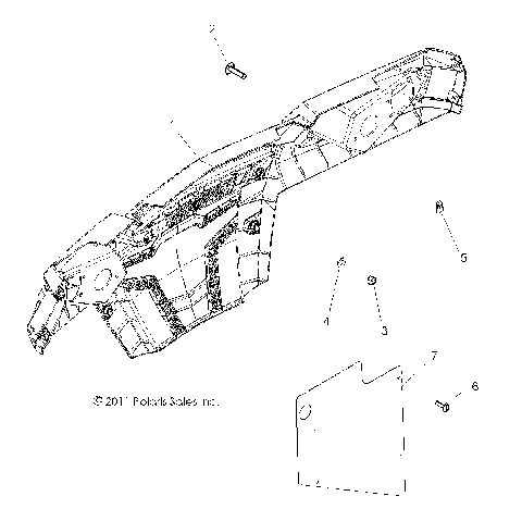 BODY, REAR BUMPER - Z16VHA57A2/EAK/AS (49RGRBUMPERRR12RZR570)
