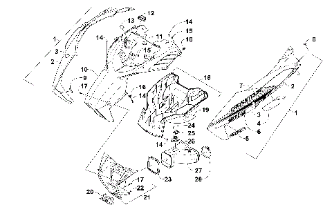 HOOD AND AIR INTAKE ASSEMBLY [102066]