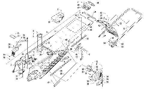 TUNNEL, REAR BUMPER, AND SNOWFLAP ASSEMBLY [99122]