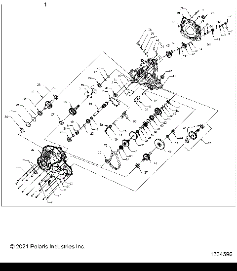 DRIVE TRAIN, MAIN GEARCASE - A26SXN85A7 (1334596)
