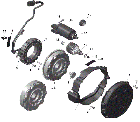 01- ROTAX - Magneto and Electric Starter