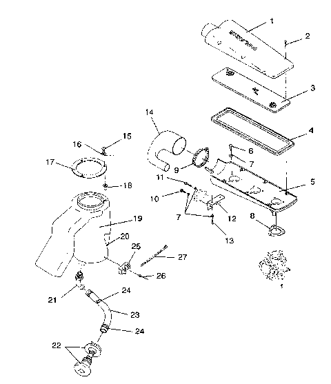 AIR VENT SL 650 / B934058 (4924732473016A)