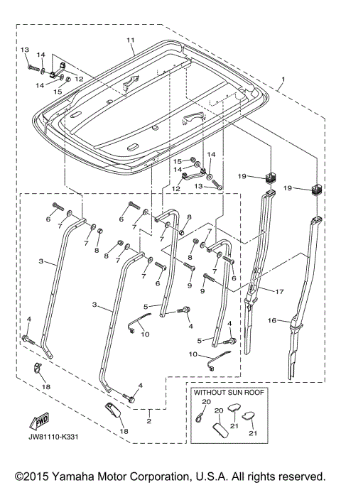 ALTERNATE FOR SUN ROOF