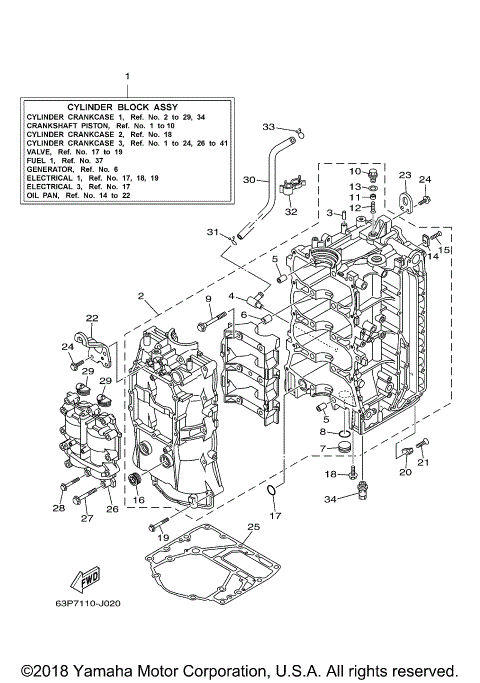 CYLINDER CRANKCASE 1