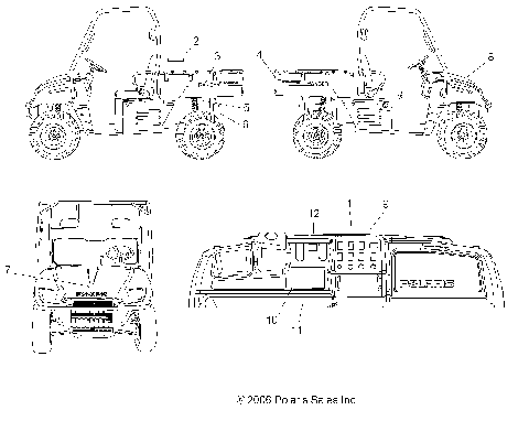 DECALS - R07RH50AF/AR/AT (49RGRDECAL07500EFI)