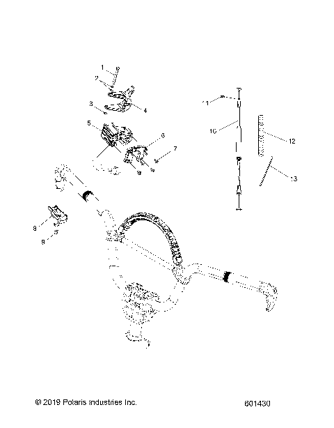 ENGINE, THROTTLE CONTROL ASM. - S21EFK6PS/6PE ALL OPTIONS (601430)