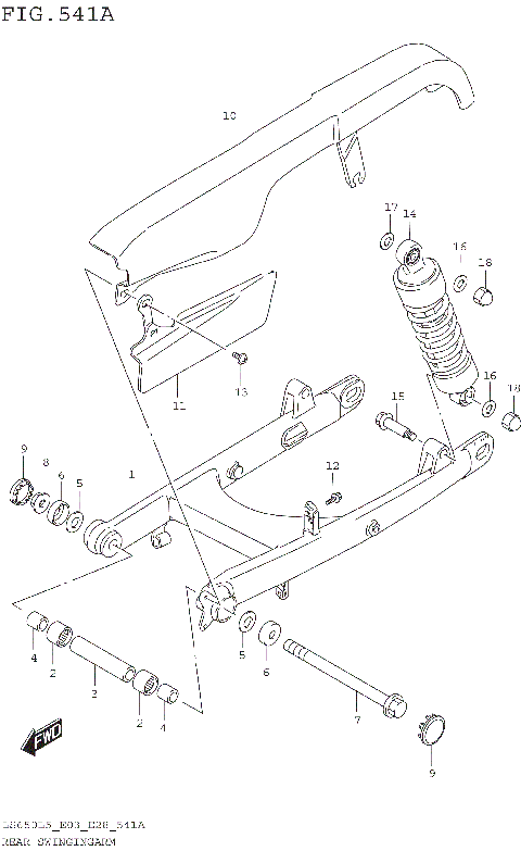 REAR SWINGINGARM
