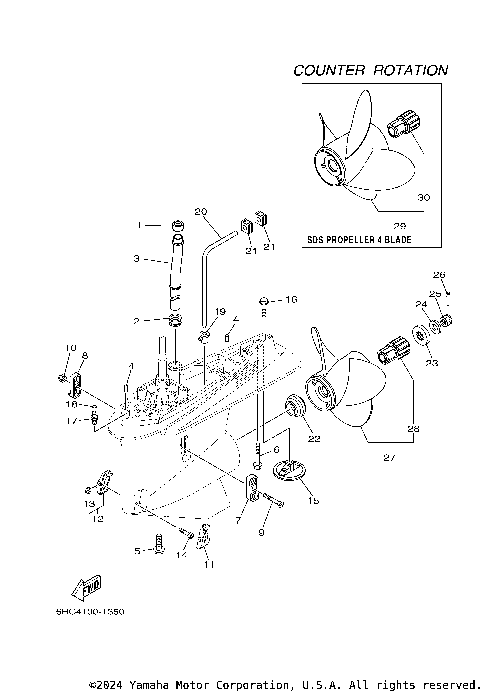LOWER CASING & DRIVE 2