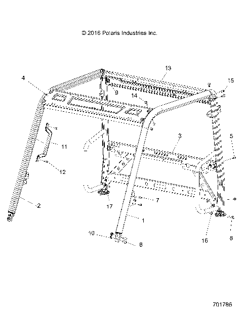 CHASSIS, CAB FRAME - R21RM250A1 (701786)