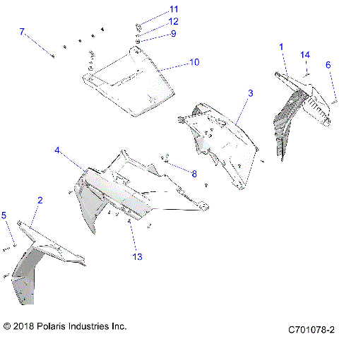 BODY, HOOD AND FRONT BODY WORK - Z20ASS99C2/CH/FH (C701078-2)