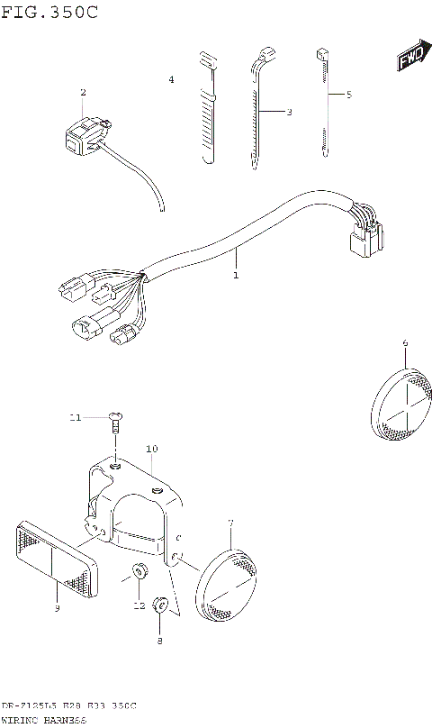 WIRING HARNESS (DR-Z125LL5 E28)