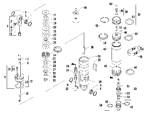 REAR SUSPENSION REAR ARM SHOCK ABSORBER [90474]