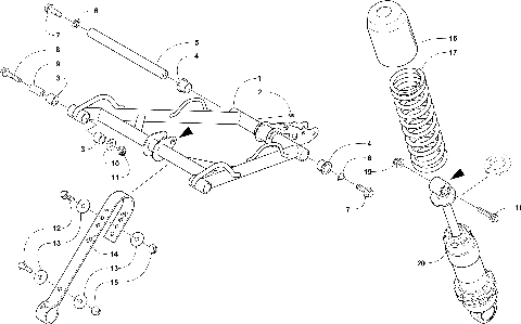 REAR SUSPENSION FRONT ARM ASSEMBLY [103561]