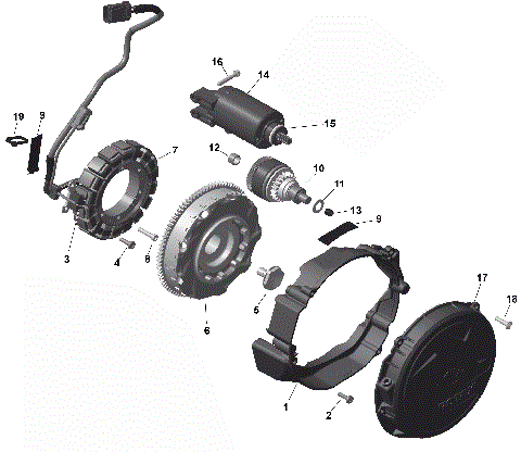 01- ROTAX - Magneto and Electric Starter