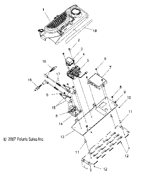ELECTRICAL, ELECTRICAL PLATE ASM. - S08PD6/PB6/PB7/PP6/PP7 ALL OPTIONS (49SNOWELECTPLATE08IQCFI)